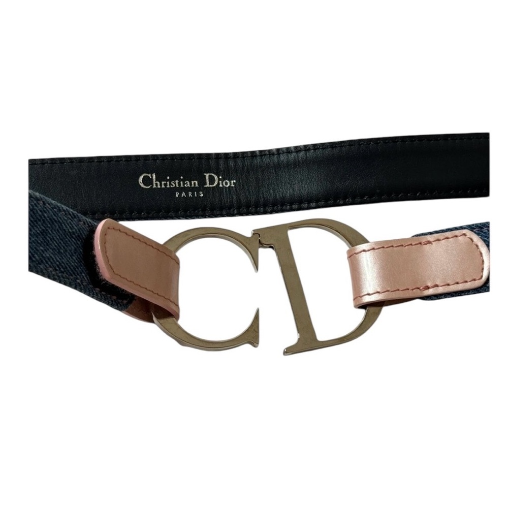 CHRISTIAN DIOR DENIM BELT - Picture 5 of 5